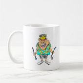 humorvolle Golfer-Tasse Kaffeetasse (Links)