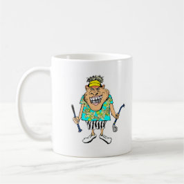 humorvolle Golfer-Tasse Kaffeetasse