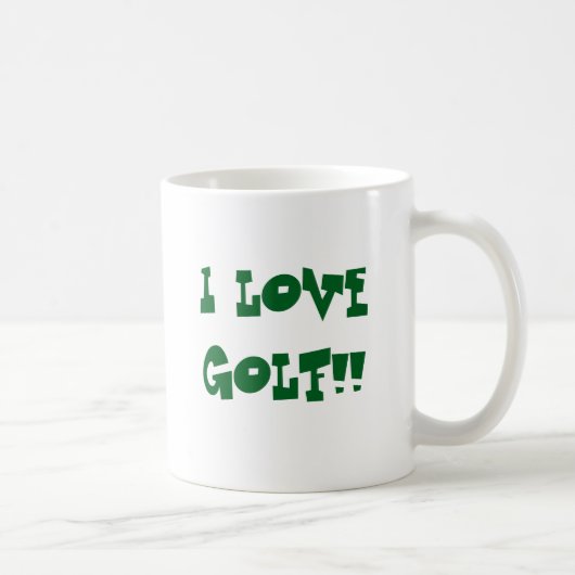 humorvolle Golfer-Tasse Kaffeetasse (Rechts)