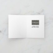 Humorvolle Gone Crazy zwischen normalem Gruß Karte (Innenseite)