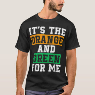 Humorvolle HBCU ist der Orange and Green for me Fu T-Shirt