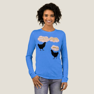Humorvolle Hühner – Die 8 und die 9 – Lustiger Gee Tri-Blend Shirt