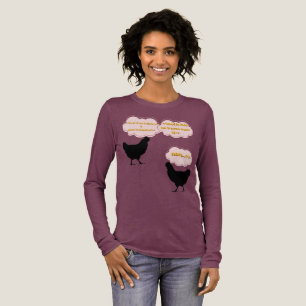 Humorvolle Hühner – Die 8 und die 9 – Lustiger Gee Tri-Blend Shirt