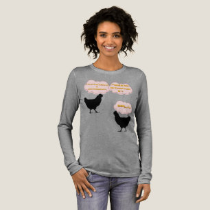 Humorvolle Hühner – Die 8 und die 9 – Lustiger Gee Tri-Blend Shirt