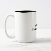 Humorvolle Kaffeetasse (Links)