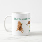 Humorvolle Kinderzimmer-Reim-Tasse Kaffeetasse (Links)