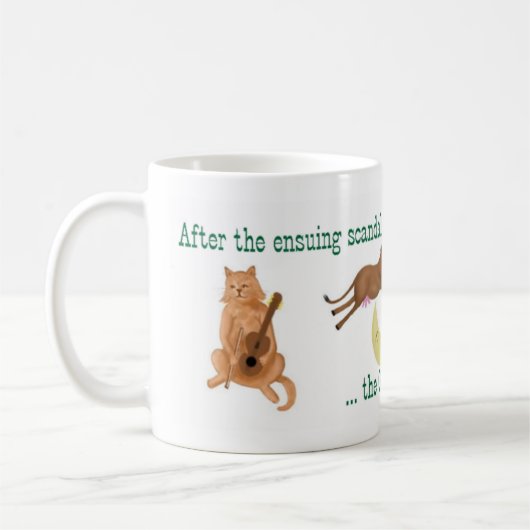 Humorvolle Kinderzimmer-Reim-Tasse Kaffeetasse (Links)