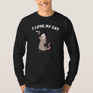 Humorvolle Liebe meine Possum Gags Illustration T-Shirt
