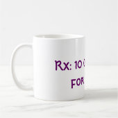 Humorvolle medizinische Kaffee-Tasse Kaffeetasse (Links)