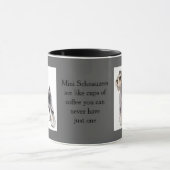 Humorvolle Minischnauzer-u. Kaffee-Liebhaber-Tasse Tasse (Zentrum)