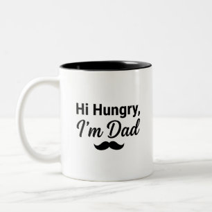 Humorvolle Morgentasse mit Zweifarbigem Design Zweifarbige Tasse