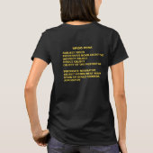 Humorvolle Nutzung von SPIDO PONA Noun T-Shirt (Rückseite)