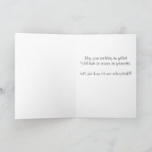 Humorvolle Personalisierte Feuerwerke 50. Happy Bi Karte (Innenseite)