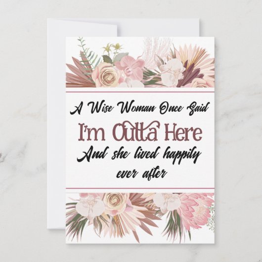 Humorvolle, sonnige Verlassend Karten für Coworker (Vorderseite)