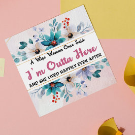 Humorvolle, sonnige Verlassend Karten für Coworker