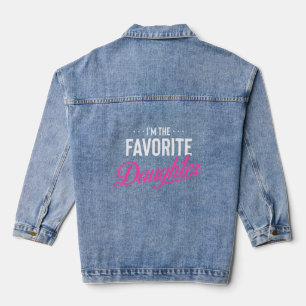 Humorvolle Töchter am liebsten Lieblingsspass Jeansjacke