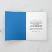 Humorvolle Türkei Football Erntedank Touchdowns Karte (Innenseite)