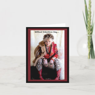 Humorvolle Valentinstag-Grußkarte Karte