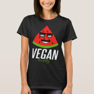 Humorvolle vegane Buddy-Kunst T-Shirt