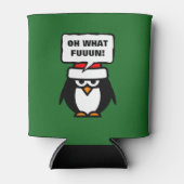 Humorvolle Weihnachten kann mit lustigen Pinguinen Dosenkühler (Vorderseite)