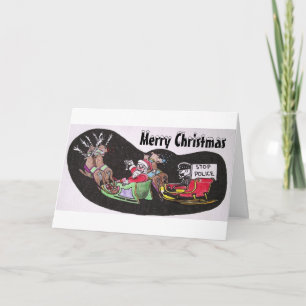 Humorvolle Weihnachtskarte Feiertagskarte