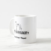 Humorvolle WINDHUND-HUNDE Kaffeetasse (Vorderseite Links)