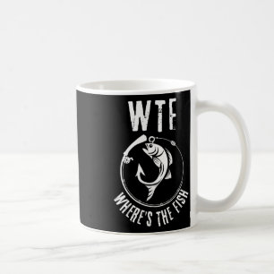 Humorvolle Wtf, wo der Fisch zum Angeln von Enthus Kaffeetasse