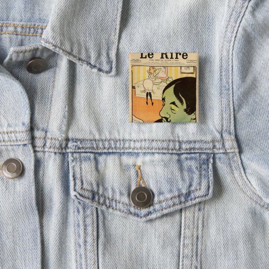 Humorvoller Cartoon Button (Beispiel)