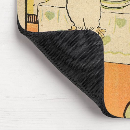 Humorvoller Cartoon Mousepad (Ecke)