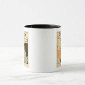Humorvoller Cartoon Tasse (Zentrum)