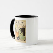 Humorvoller Cartoon Tasse (Vorderseite Links)