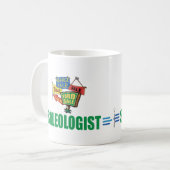 Humorvoller Garagenflohmarkt Kaffeetasse (Vorderseite Links)