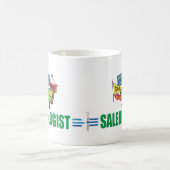 Humorvoller Garagenflohmarkt Kaffeetasse (Mittel)