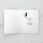 Humorvoller Geburtstag mit persönlichem Namen Karte (Innenseite)