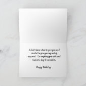 Humorvoller Geburtstags-pazifische Karte (Innenseite)