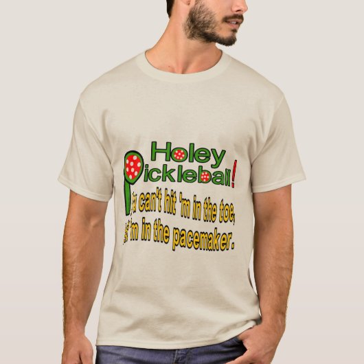 humorvoller Pickleball-T - Shirt (Vorderseite)
