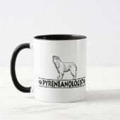 Humorvoller Pyrenean Schäfer Tasse (Links)