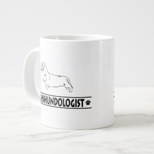 Humorvoller Rauhhaar-Dackel Jumbo-Tasse