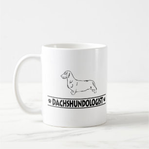 Humorvoller Rauhhaar-Dackel Kaffeetasse