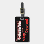 Humorvoller Reise-Gepäckanhänger Gepäckanhänger (Vorderseite vertikal)