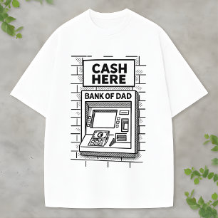 Humorvolles "Bank des Vaters" für spaßliebende Elt T-Shirt