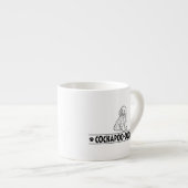 Humorvolles Cockapoo Espressotasse (Vorderseite Rechts)