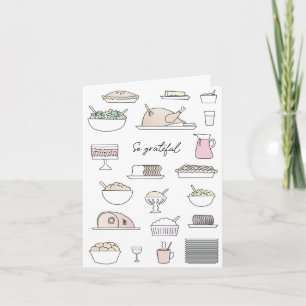 Humorvolles Fest zum Erntedankfest Karte