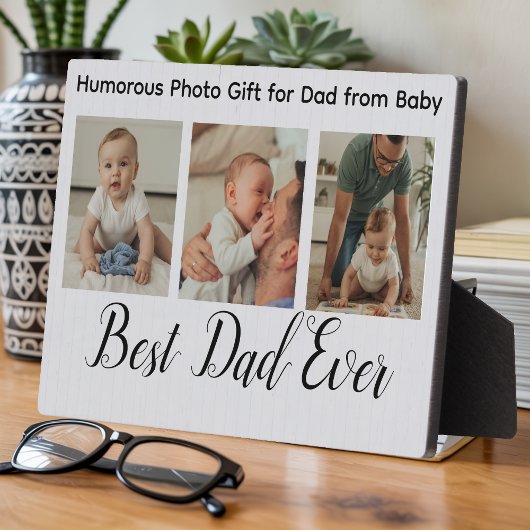 Humorvolles Foto Geschenk /Custom Funny Bester Vat Fotoplatte