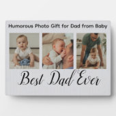 Humorvolles Foto Geschenk /Custom Funny Bester Vat Fotoplatte (Vorderseite)
