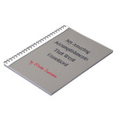 Humorvolles Geschenk für Freunde oder Mitarbeiter! Notizblock (Linke Seite)