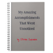 Humorvolles Geschenk für Freunde oder Mitarbeiter! Notizblock (Vorderseite)