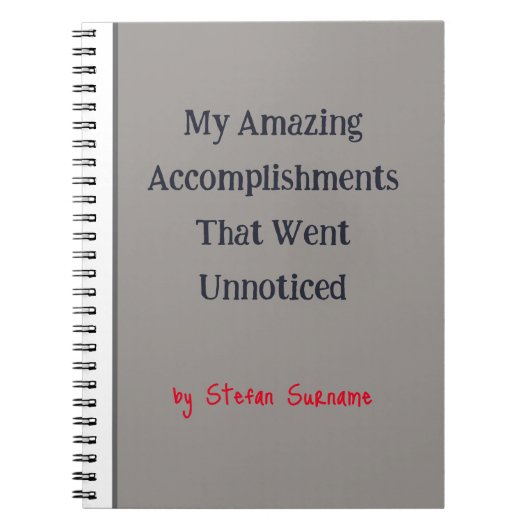 Humorvolles Geschenk für Freunde oder Mitarbeiter! Notizblock (Vorderseite)