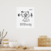 Humorvolles Gut-Read-Freak-Poster 12-10-22 Poster (Küche)