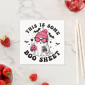 Humorvolles Halloween-Party "This is some Boo Shee Serviette (Beispiel)